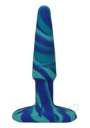 A-play Groovy Silicone Anal Plug 4in - Blue